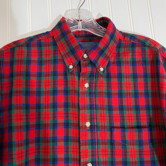 Pendleton VINTAGE 100% pure virgin wool shirt SIZE MEDIUM - Picture 3 of 9